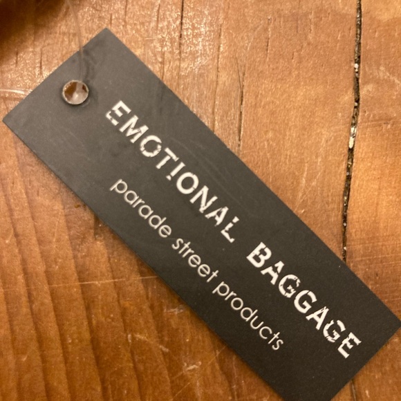 POUCH SET RANDOM CRAP Canvas SET of Two 8” x 5” Cosmetic or Tech Bag - Picture 6 of 8